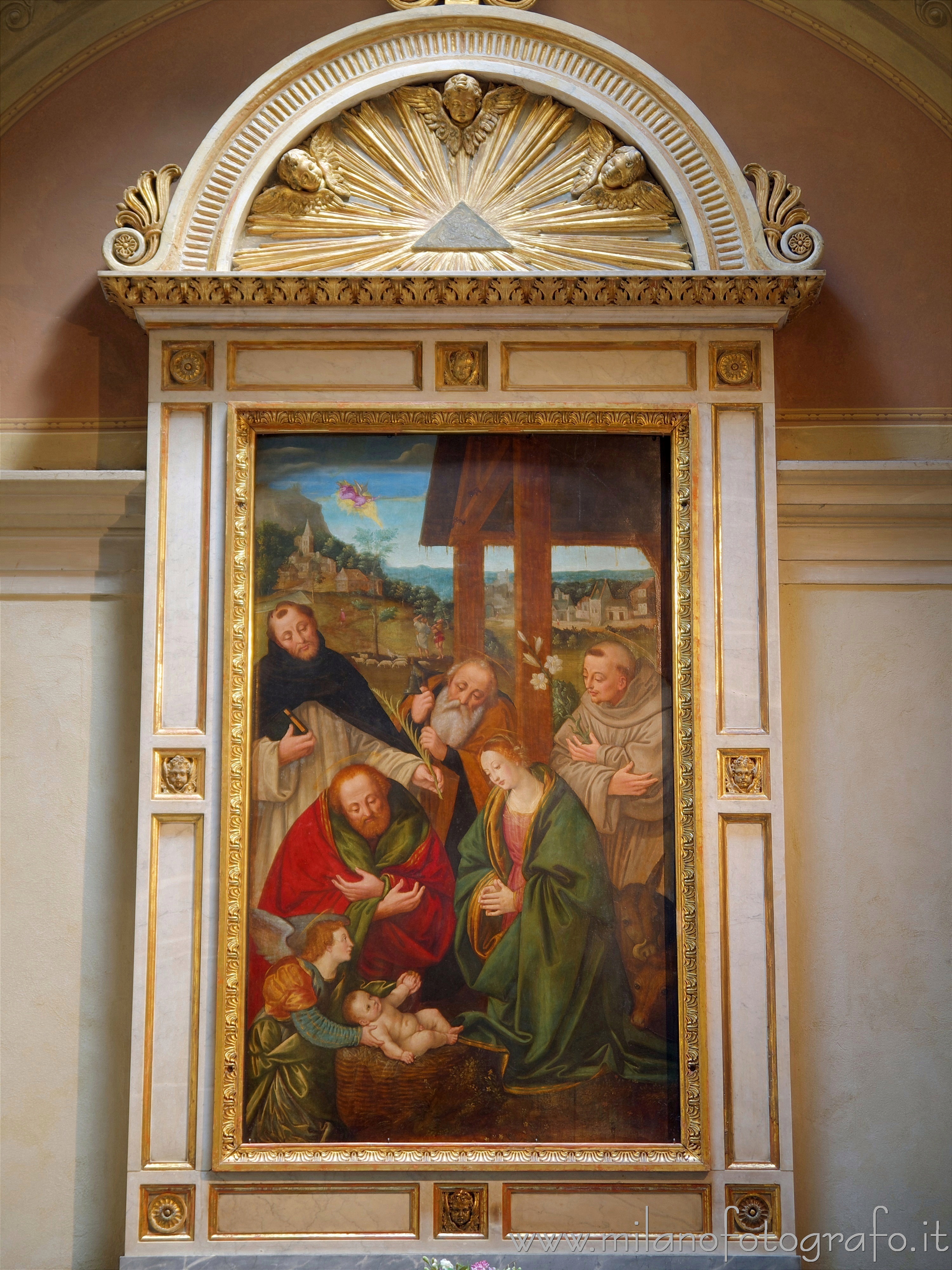 Milan (Italy) - "Crib with Saints" by Gaudenzio Ferrari